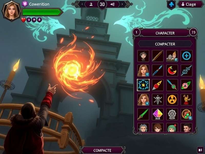 Hing Magic Chronicles character customization screen